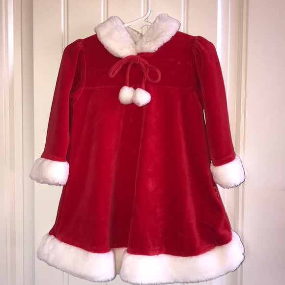 christmas dress red and white